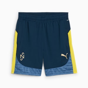 Shorts de entrenamiento para hombre PUMA x NEYMAR JR "BNA", Marine Blue-Pelé Yellow, extralarge